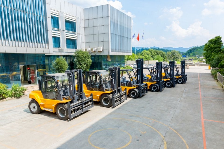 XCMG Official 1 ton 2 ton 3 tons 4 Wheel china small Forklift Electric for warehouse price